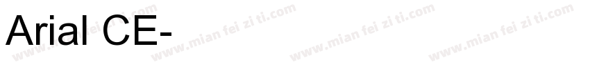 Arial CE字体转换